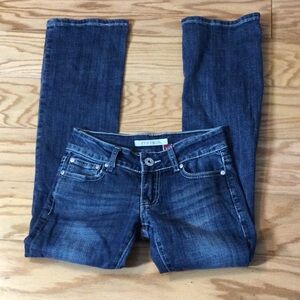 00 Short Stetson Dark Wash Hollywood Bootcut Blue Jeans